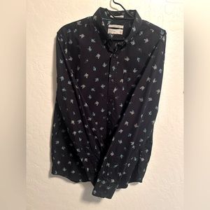 Cactus XL modern slim fit button down